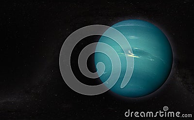 neptune planet in the milky way, creative sci-fi art, surreal abstract photo elements of this image furnished by nasa Stock Photo