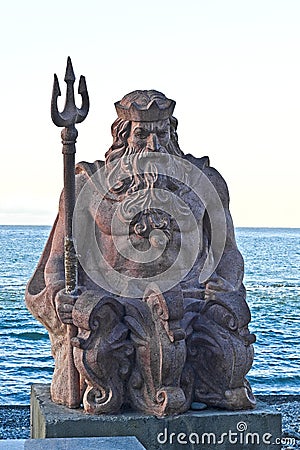 Neptune in Sochi Stock Photo