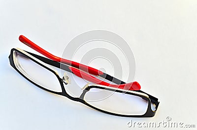 Nerd glasses Stock Photo