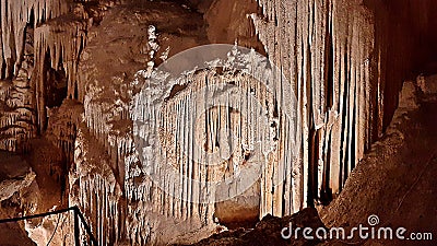 The Nerja Cave, Malaga. Stock Photo