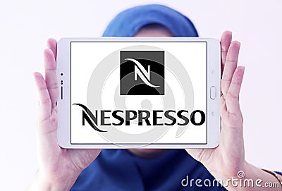 Nespresso logo Editorial Stock Photo