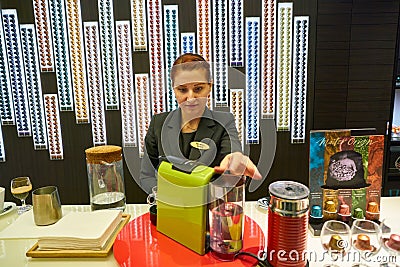 Nespresso store Editorial Stock Photo