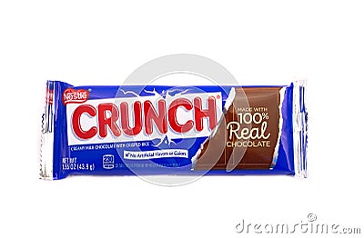 Nestle Crunch Bar Editorial Stock Photo