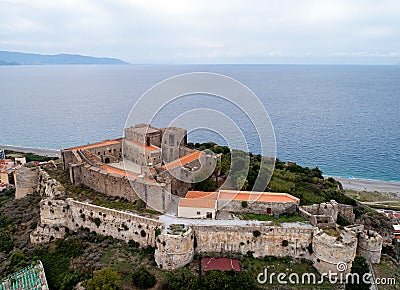 Milazzo Castle: A Sicilian Fortress Overlooking the Tyrrhenian Sea Editorial Stock Photo