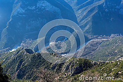 Nestos Gorge near town of Xanthi, Greece Stock Photo