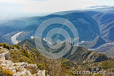 Nestos Gorge near town of Xanthi, Greece Stock Photo