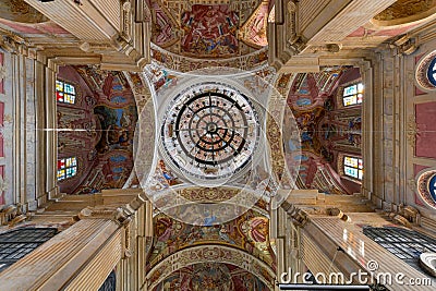 Corpus Christi Church in Nesvizh, Belarus Stock Photo