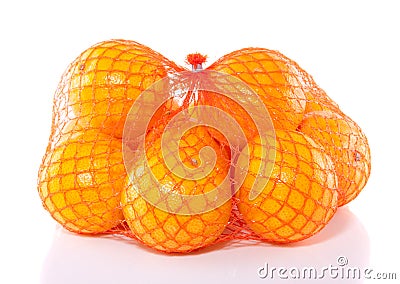 A net juicy oranges Stock Photo