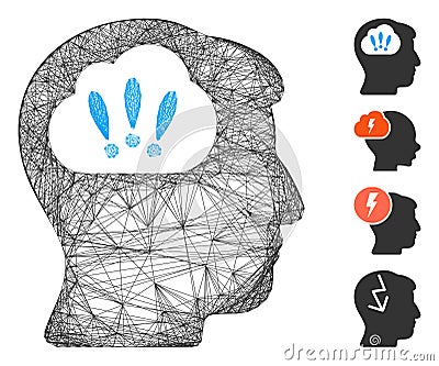 Net Problem Brainstorm Vector Mesh Stock Photo