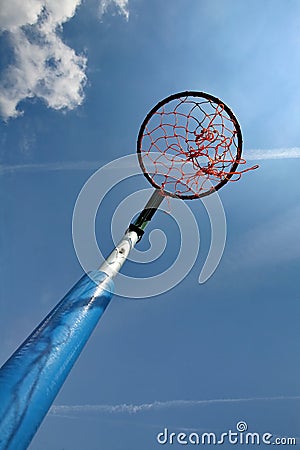 Netball Net Stock Photo