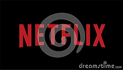 Netflix Logo Editorial Vector Vector Illustration