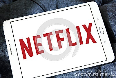 Netflix logo Editorial Stock Photo