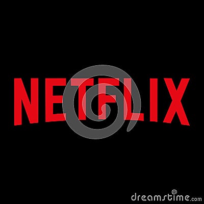 Netflix logo vector Vector Illustration