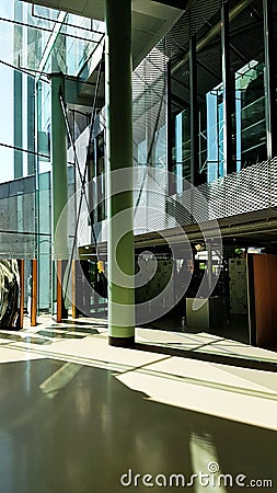 Netherlands Architecture Institute`s interior Editorial Stock Photo