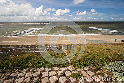 Netherlands beach Stock Photo