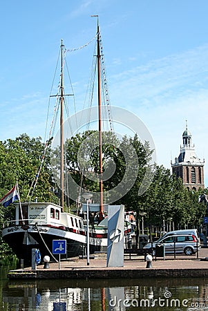 Life in the city of Meppel Editorial Stock Photo