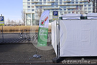 Netherlands-March 15th, Provincial and waterboard elections Editorial Stock Photo