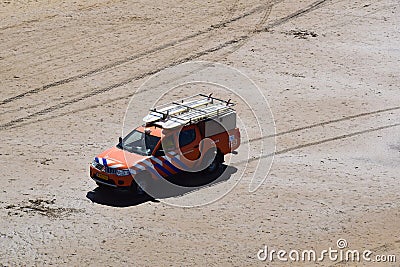 Vehicle of one of the 25 Dutch rescue brigades Editorial Stock Photo