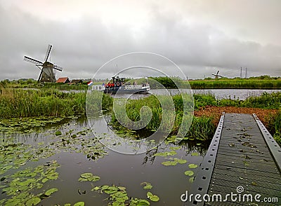Netherlands, Windmolens Stock Photo
