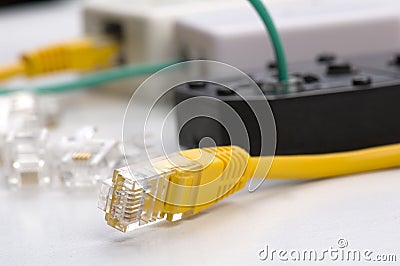 network cable Stock Photo