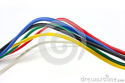 Network cables Stock Photo