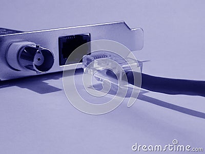 Network Card Stock Photo