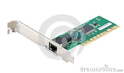 Network card Stock Photo