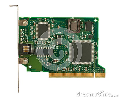 Network card Stock Photo