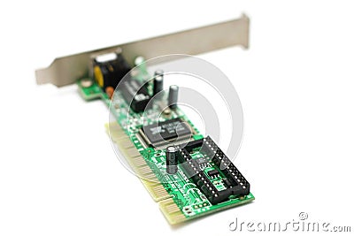 Network Card Stock Photo