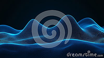 Network Concept with Moving Lines And Dots. Abstract Abstract Background Concept. Networks Conveying Connectivity Stock Photo