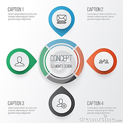 Network Icons Set. Collection Of Business Exchange, Insert, Web Profile And Other Elements. Also Includes Symbols Such Vector Illustration