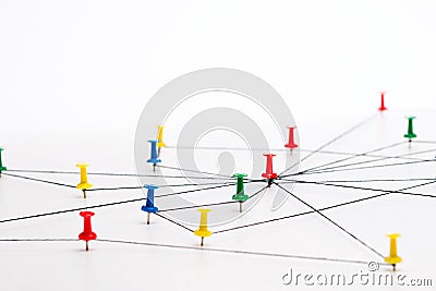 Network, network, connection, communication Stock Photo