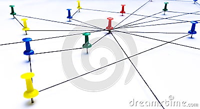 Network, network, connection, communication Stock Photo