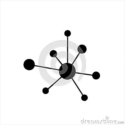 Network, Network icon, Network vector, Networking icon vector, Network logo, Network symbol Vector Illustration