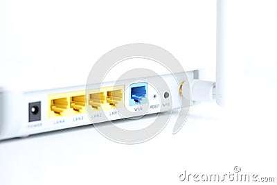 Network Router Stock Photo