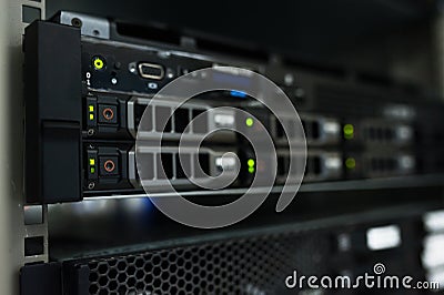 Network servers Stock Photo