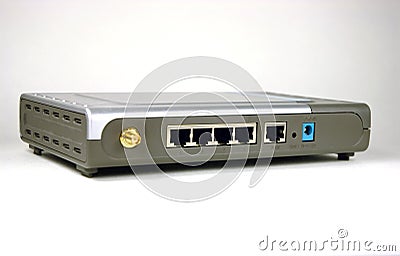 Network Switch Stock Photo