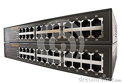 Network switch Stock Photo