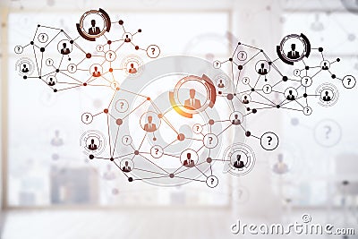 Networking concept Stock Photo