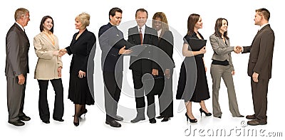 Networking Group Stock Photo