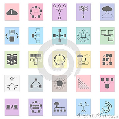 Networking infographics Vector Illustration
