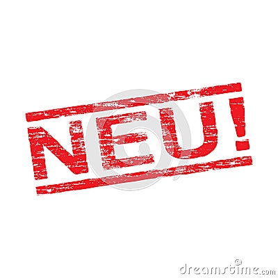 Neu Rubber Stamp Vector Illustration