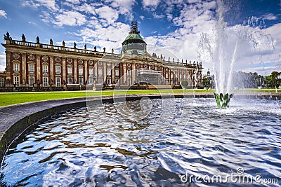 Neues Palais Stock Photo