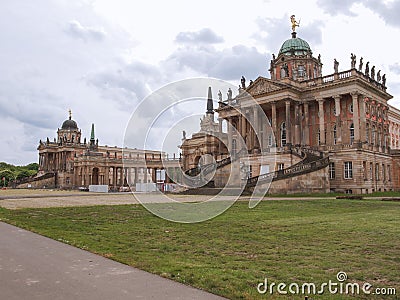 Neues Palais in Potsdam Stock Photo
