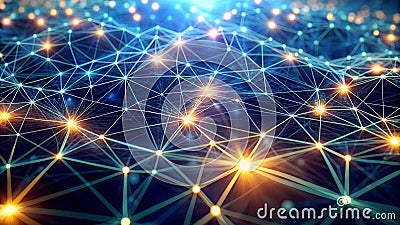 Neural Net Symphony: A Harmonic Convergence of Data AI generated Stock Photo