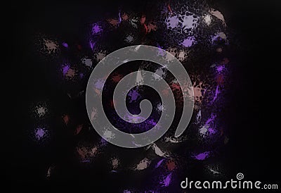 Neural network cells system with links and axone and dendrite connection 3D illustration Stock Photo