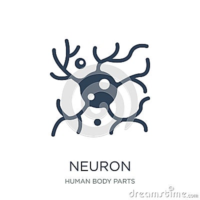 neuron icon in trendy design style. neuron icon isolated on white background. neuron vector icon simple and modern flat symbol for Vector Illustration