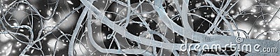 Neuron, neural network, nerve node, Stock Photo