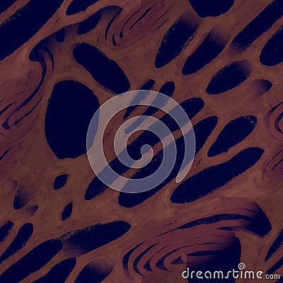 Neuron Texture. Imaginary Fractal Texture. Neuron Anatomy Texture. Topographic Ornate Sketch. Anatomic Swirled Pattern. Cyberpunk Stock Photo