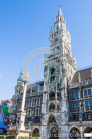 Neus Rathaus Stock Photo